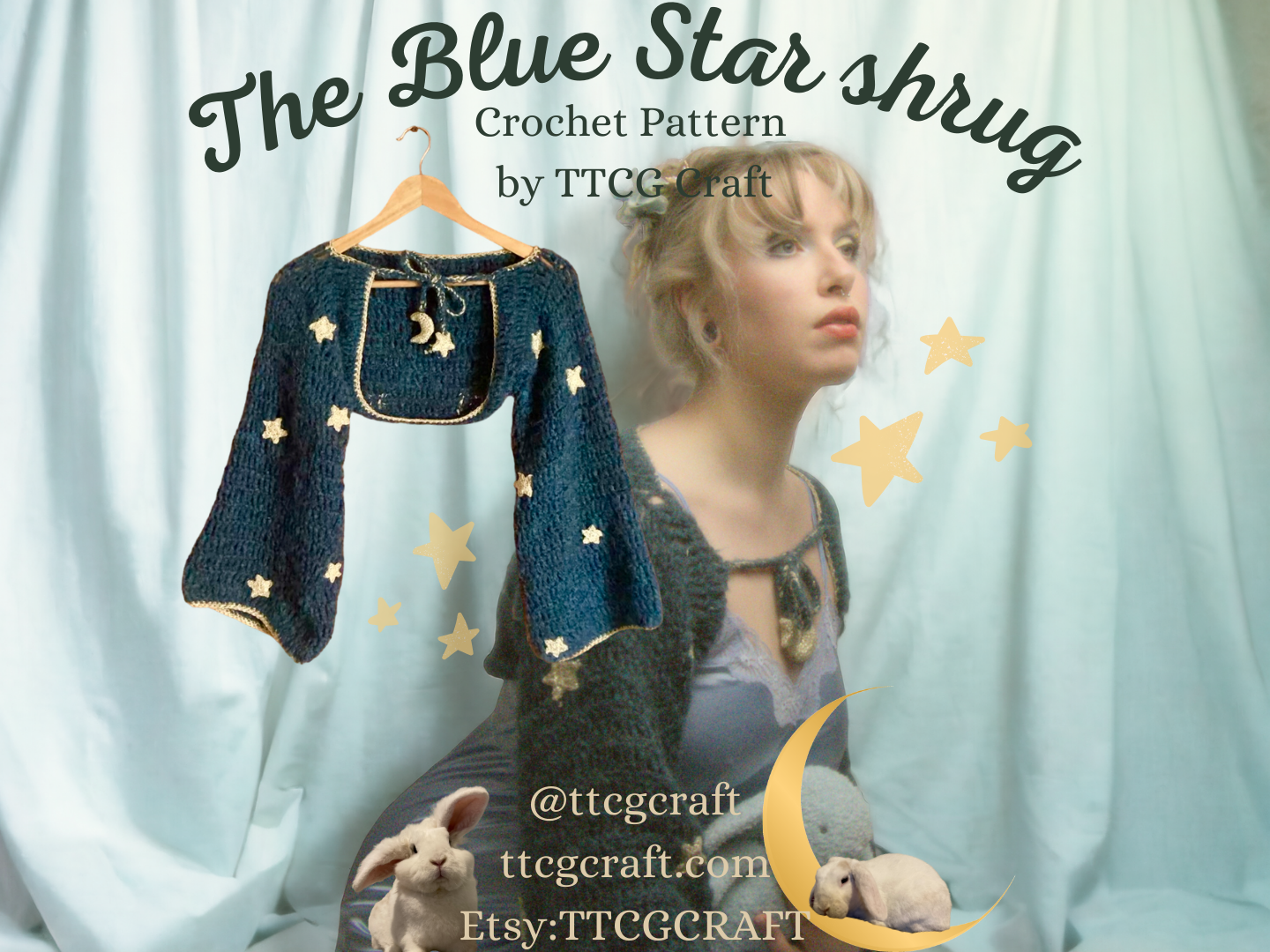 The Blue Star Shrug Crochet Pattern