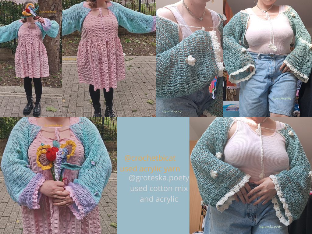 Modèle en crochet pour l'ensemble Garden Fae